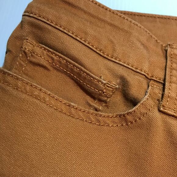 St John’s Bay Brown Stretch Skinny Leg Denim Jean 14P - Picture 7 of 10